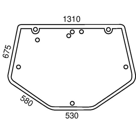 Lunette arrière UNIVERSEL D6827