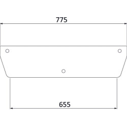 Vitre arrière UNIVERSEL D6905