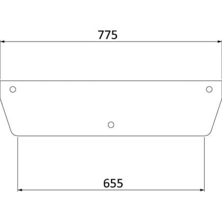 Vitre arrière UNIVERSEL D6905