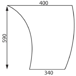 Pare-brise UNIVERSEL D6936T