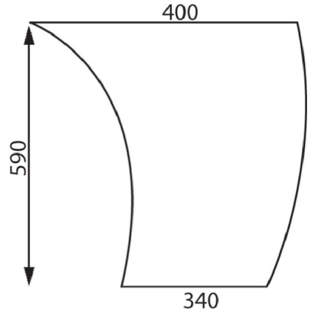 Pare-brise UNIVERSEL D6936T