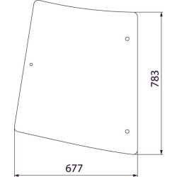 Vitre latérale UNIVERSEL D6941