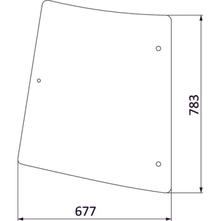 Vitre latérale UNIVERSEL D6941T