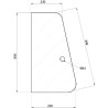 Vitre de porte UNIVERSEL D7013