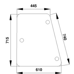 Vitre latérale UNIVERSEL D7093