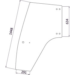 Vitre de porte UNIVERSEL D7127