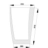 Pare-brise UNIVERSEL D7304