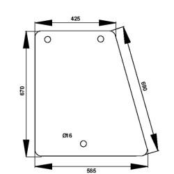 Vitre latérale UNIVERSEL D7310