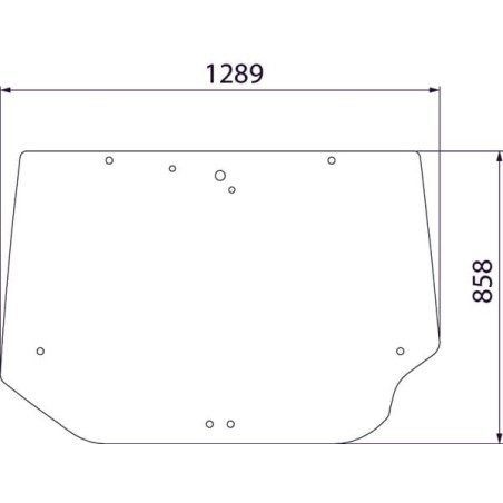 Vitre arrière UNIVERSEL D7327
