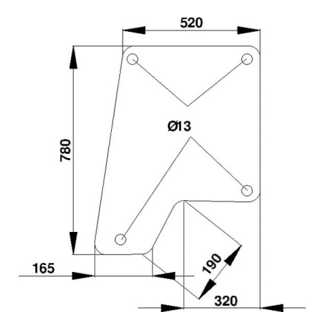 Vitre de porte UNIVERSEL D7404