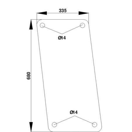 Vitre latérale UNIVERSEL D7407