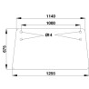 Lunette arrière UNIVERSEL D7408