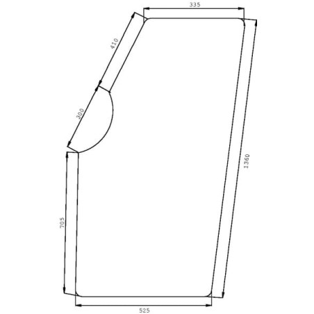 Vitre de porte UNIVERSEL D7513