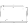 Lunette arrière UNIVERSEL D7531