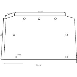 Lunette arrière UNIVERSEL D7532