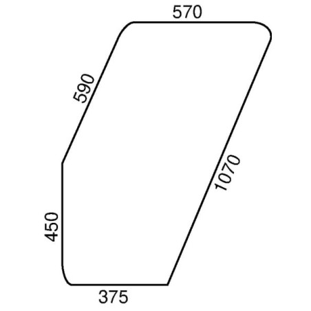 Vitre de porte UNIVERSEL D9005