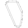 Vitre de porte UNIVERSEL D9006