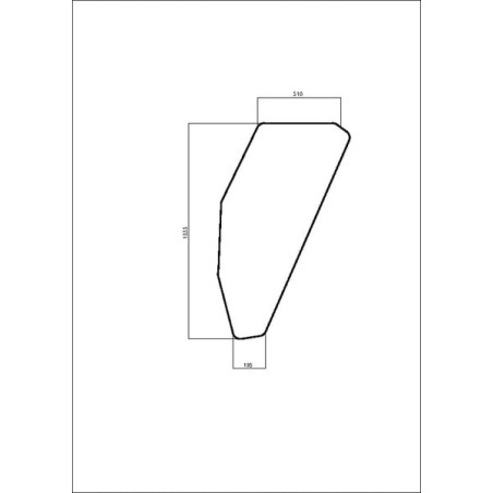 Vitre de porte UNIVERSEL D9007