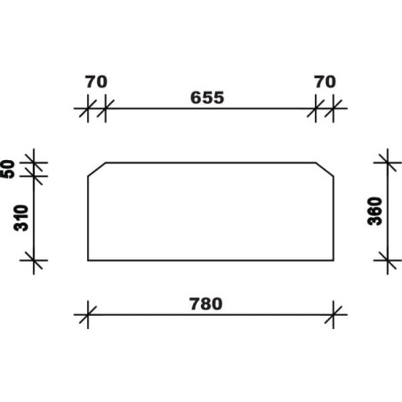 Lunette arrière UNIVERSEL D9120