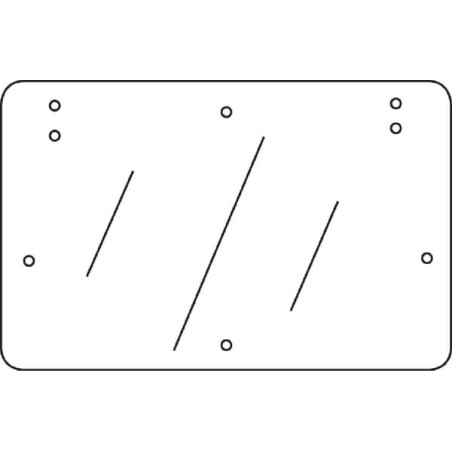 Lunette arrière UNIVERSEL D9121