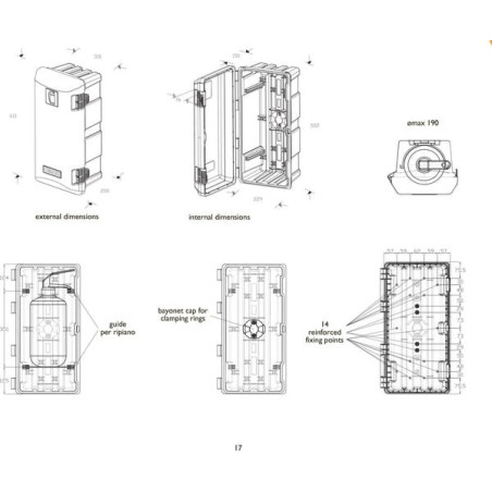 Boîte pour extincteur DAKEN DK82050