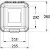 Boîte pour extincteur DAKEN DK82412