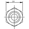 Raccord double DICSA DNN04RVS