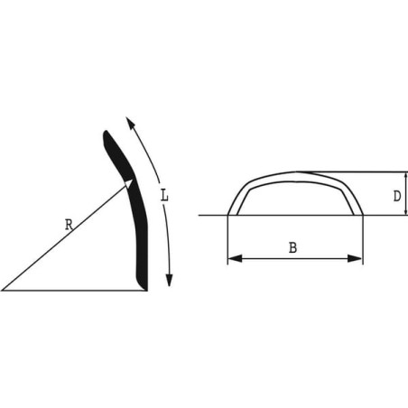 Garde-boue avant DUNLOFLEX E3400