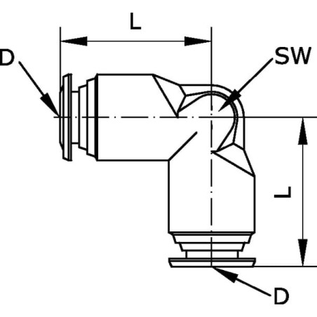 Raccord UNIVERSEL EC10B