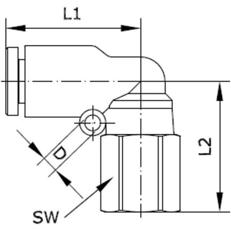Raccord UNIVERSEL ECFS818P