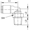 Raccord UNIVERSEL ECRMT618P