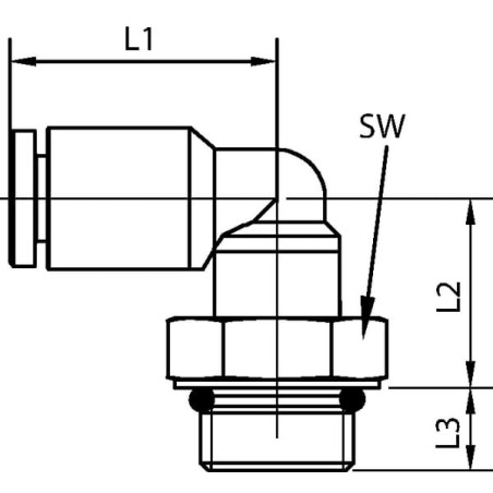 Raccord UNIVERSEL ECS838P