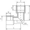 Raccord UNIVERSEL EFF38