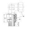 Adaptateur VOSS EGESD12LR14WD