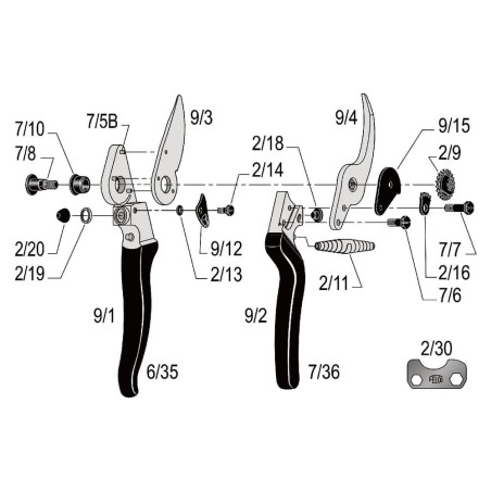 Sécateur FELCO ES8809