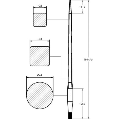 Dent de chargeur SHW FT58