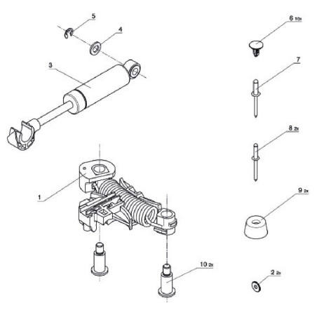 Suspension GRAMMER G1096591