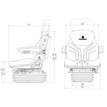 Siège GRAMMER G1288546
