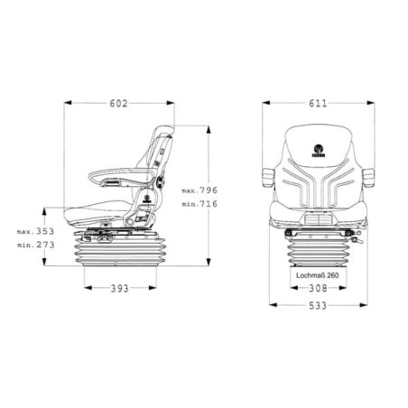Siège GRAMMER G1288547