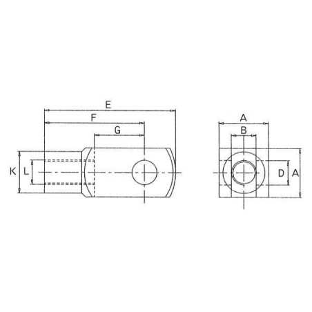 Fourche de fixation UNIVERSEL G2040Z