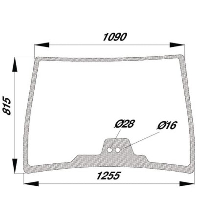 Pare-brise UNIVERSEL G716810040050N