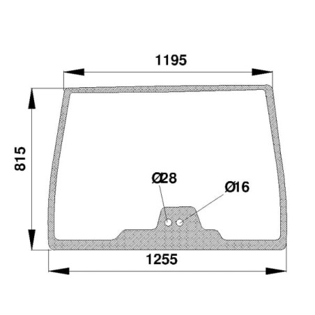 Pare-brise UNIVERSEL G816810040050N