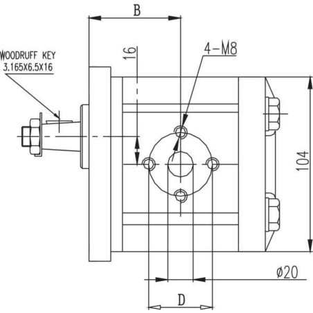 Moteur à engrenages GOPART GM2020R4040C18EGP