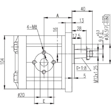 Moteur à engrenages GOPART GM208R3030C18EGP