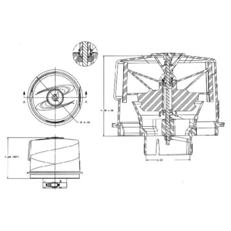 Pré-filtre DONALDSON H002436