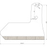 Aileron carbure gauche ALPINA H2218180CN