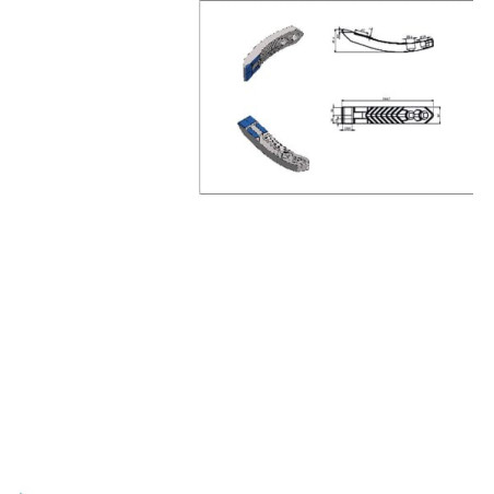 Pointe de cultvateur UNIVERSEL H2225650CN