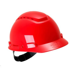 Casque de sécurité rouge 3M H701CRD