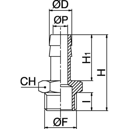 Embout de tuyau UNIVERSEL HCMP618