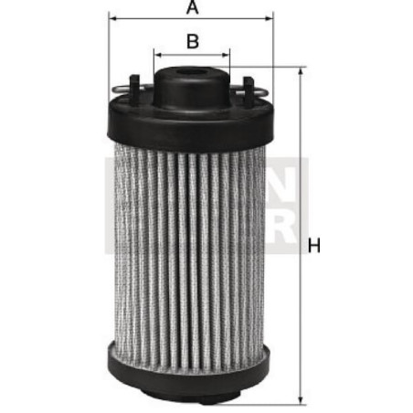 Filtre hydraulique MANN-FILTER HD10601